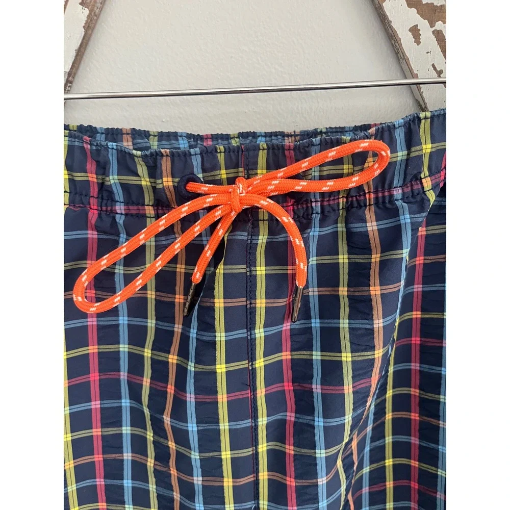 Tommy Bahama Swim Trunks Multicolored Checks‎ Mesh Lined Beach Summer Men's XL